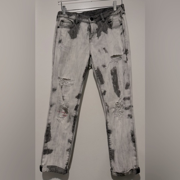True Religion Denim - TRUE Religion ⭐️Cameron Slim Boyfriend White Black Jeans⭐️